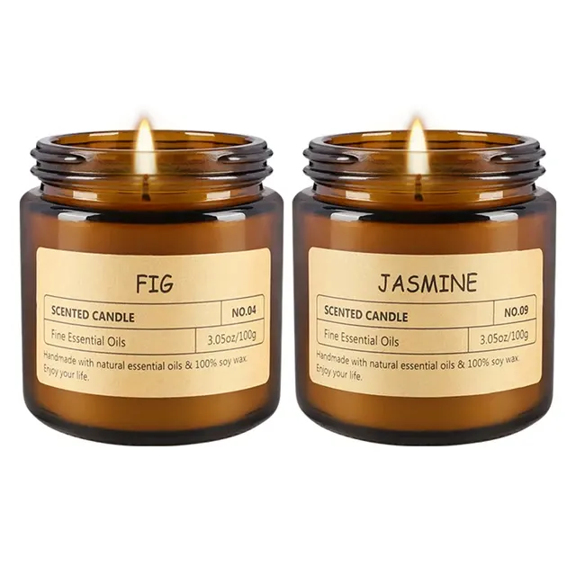 Aromatherapy Glass Candle 2