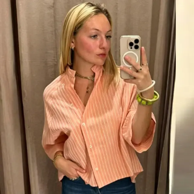 Striped Women's Blouse 4