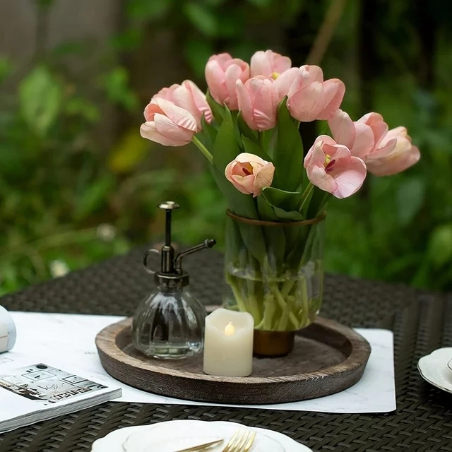 Farmhouse Wooden Candle Tray 3