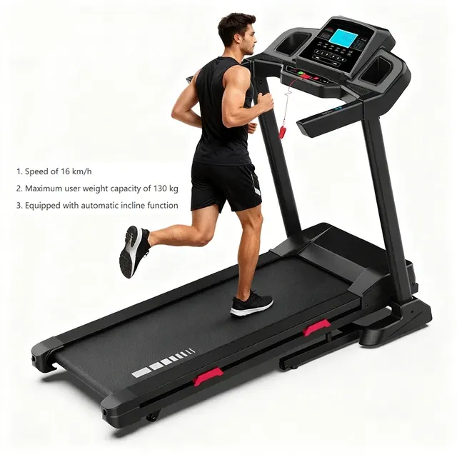 Foldable Treadmill 130kg With Incline 1