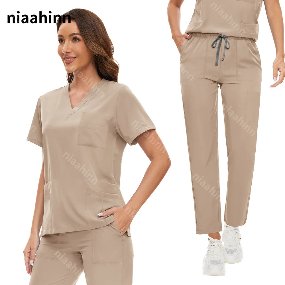 Heißer Verkauf Krankenschwester Scrubs Set Frauen Anti Falten