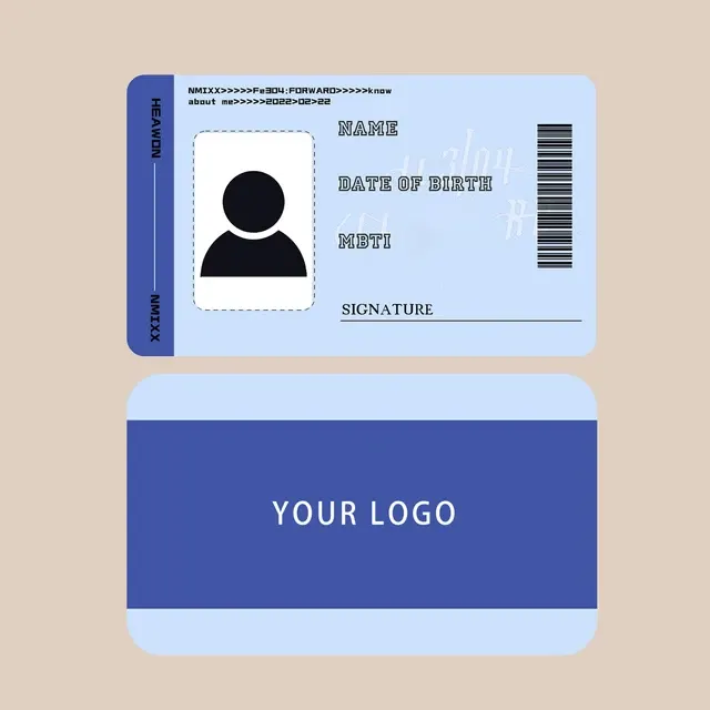 Waterproof PVC Employee ID Cards, 0.76mm 1