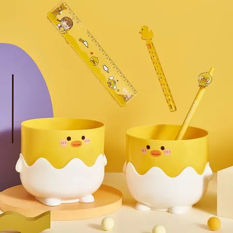 Maimeng Duck Desktop Trash Bin Mini Household Small