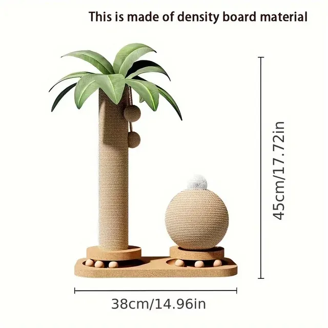 Katzenkratzbaum mit Spielturm 4