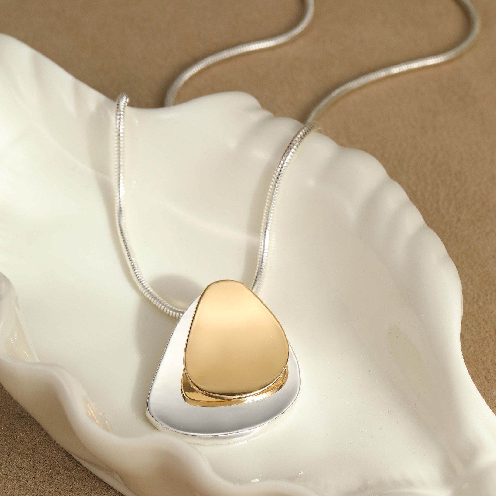 Minimalist Waterdrop Pendant Adjustable Necklace