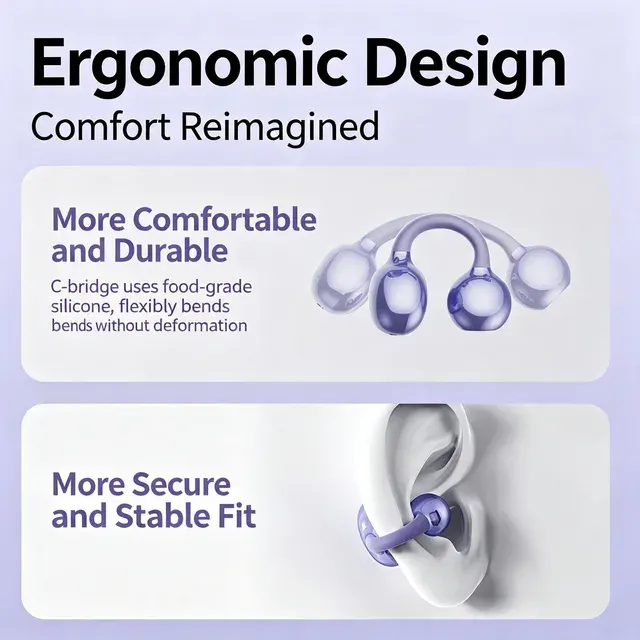 Bone Conduction Earclip Earbuds 2
