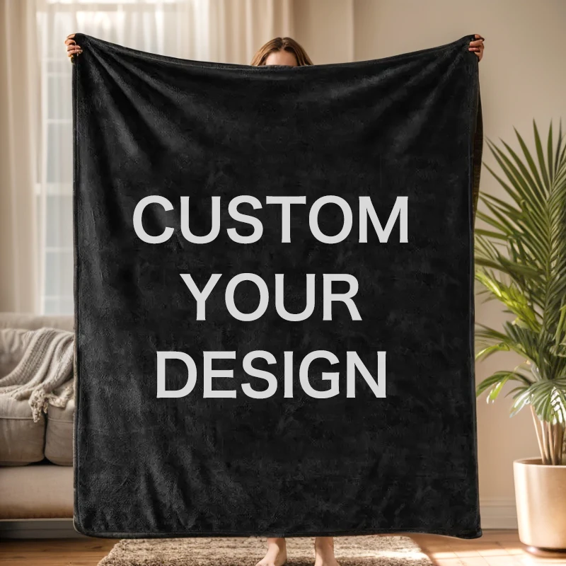 Winter Polyester Fleece 3D Print Throw Blanket