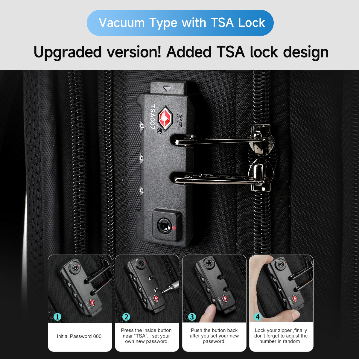 Waterproof TSA Laptop Backpack Vacuum Compression 4