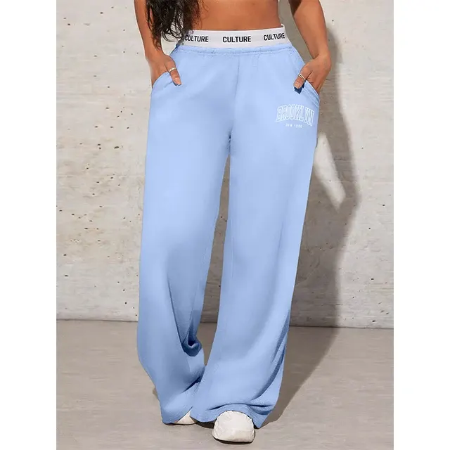 Jogginghose mit weitem Bein 4