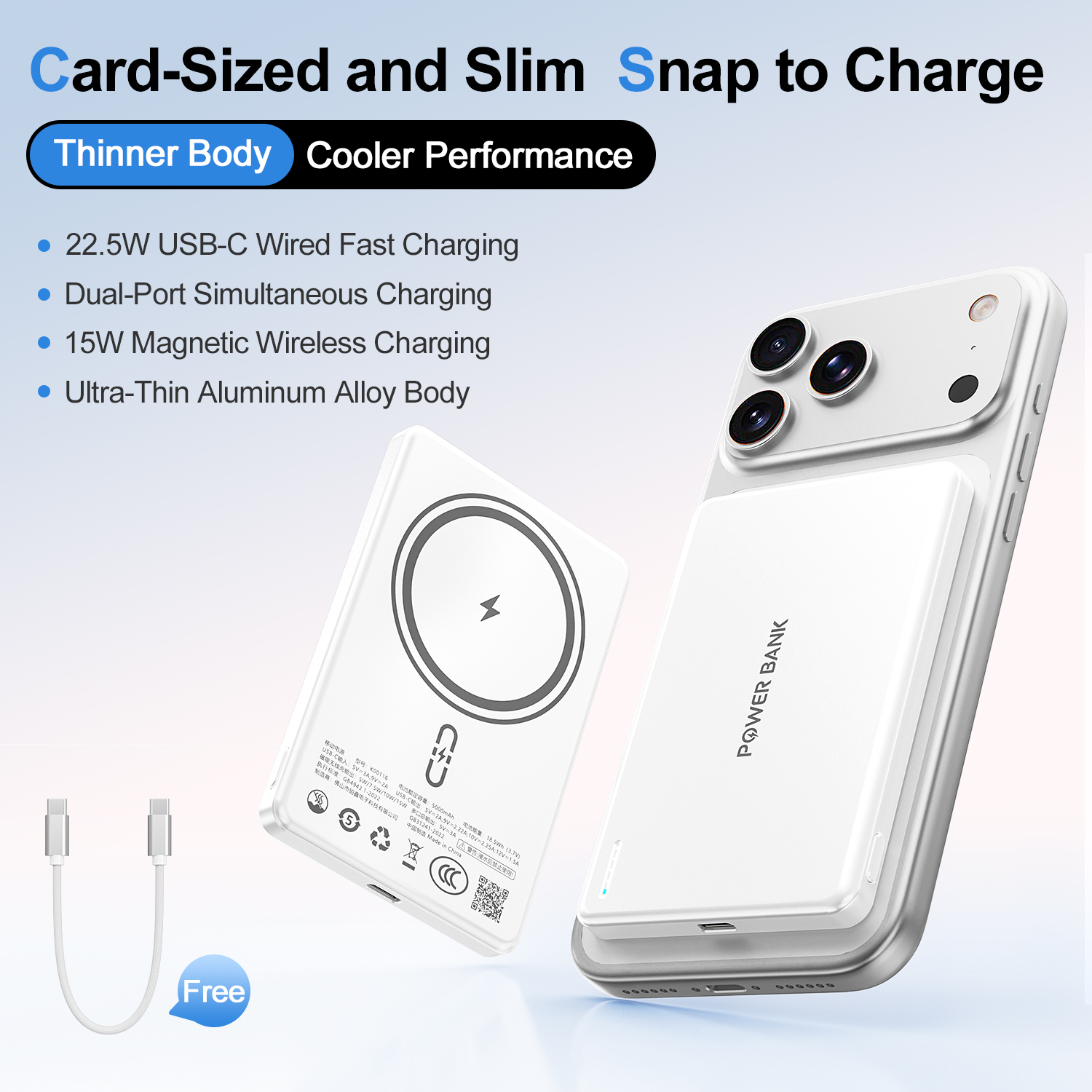 Ultra-Slim 10000mAh Power Bank with LED Display 2