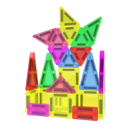 Magnetic Mini Building Blocks in Metal Case