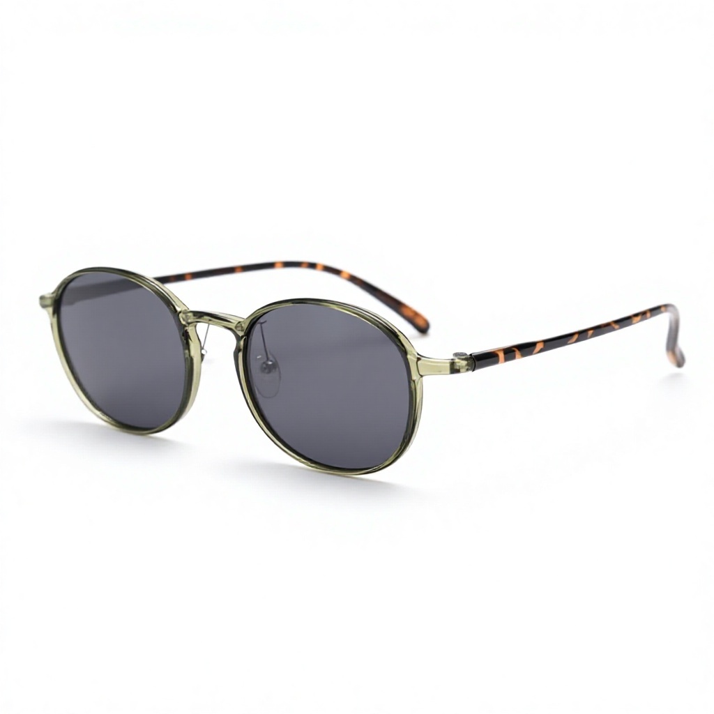 Men's Round Polarized Retro Sunglasses 4