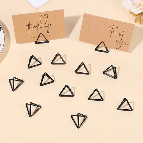 Metal Table Card Holder