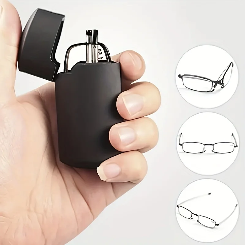 Unisex Faltbare Lesebrille für Presbyopie Stilvoll Bequem Federscharnier