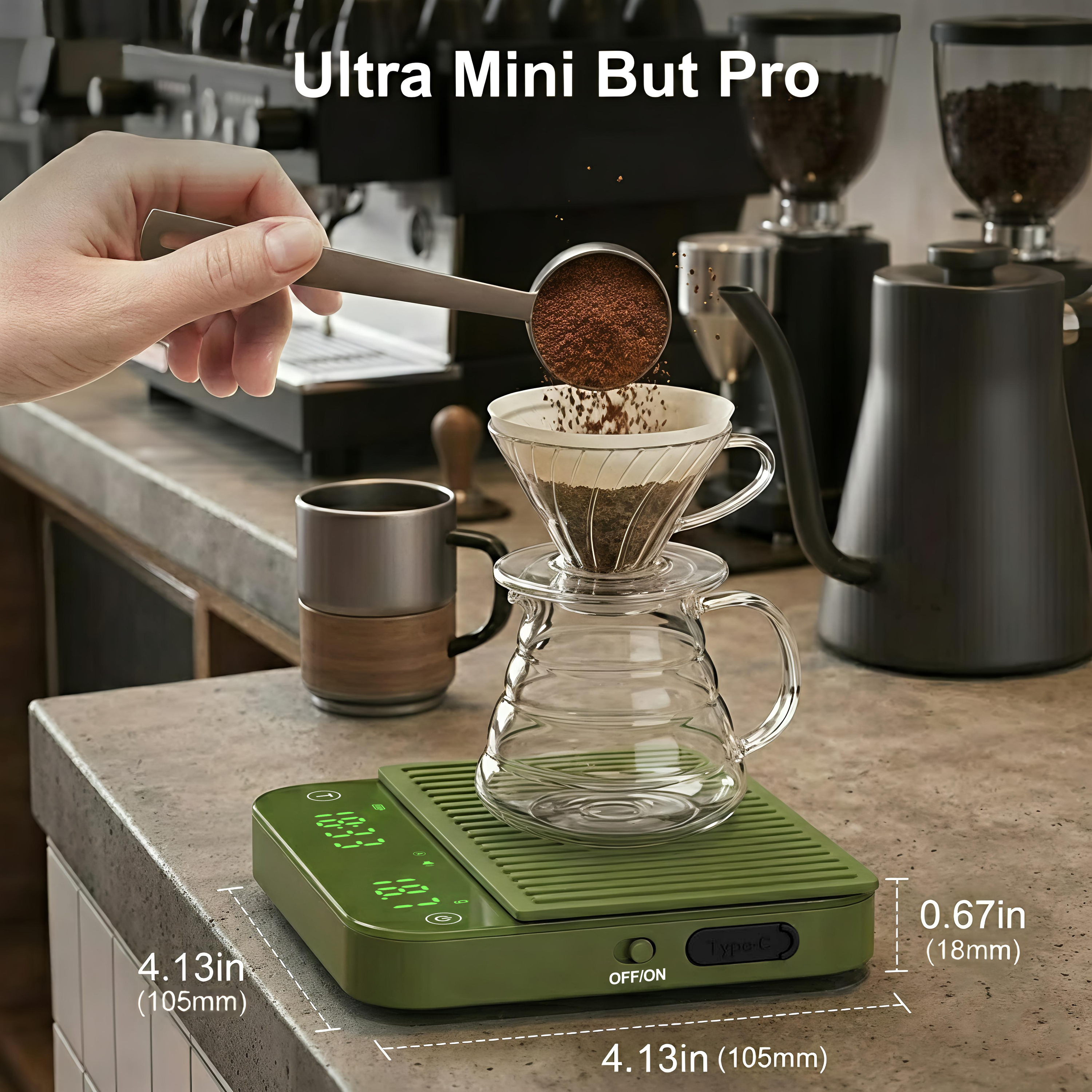 Rechargeable Silicone Pour-Over Coffee Scale 2000g 2