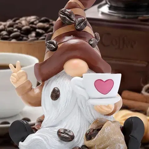 Coffee Gnome Figurine
