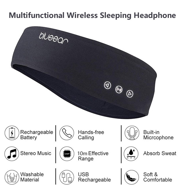 Wireless Sleep Headband Headphones for Sports 3