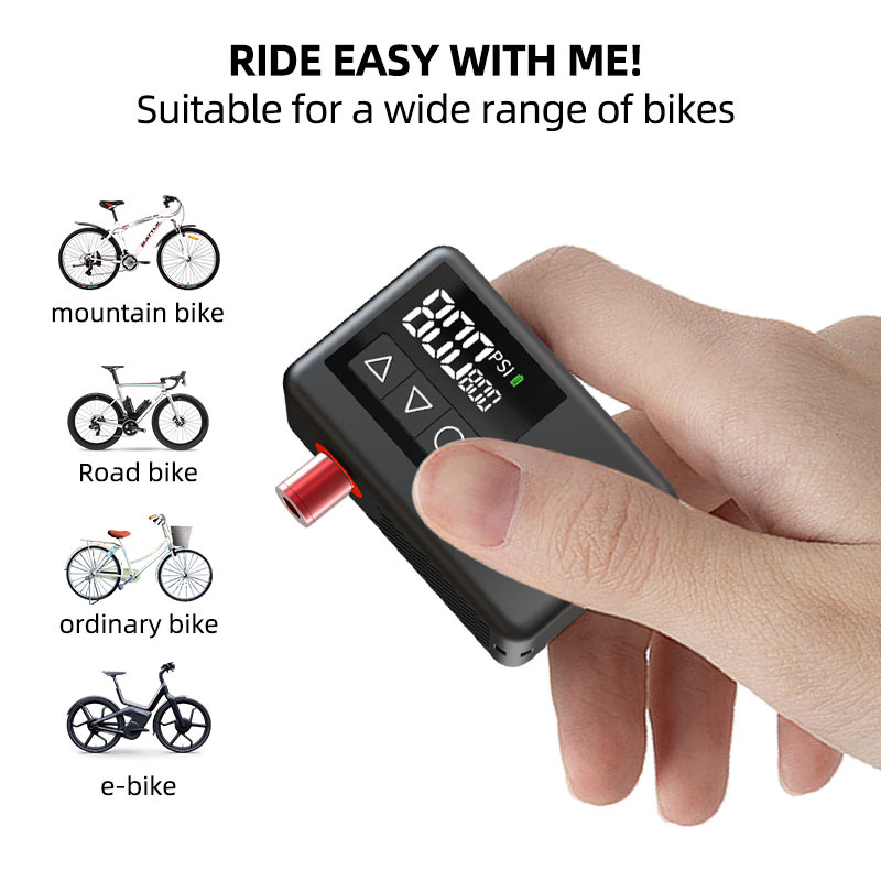 Mini Bike Inflator for Portable Bicycle Electronic Tyre 3
