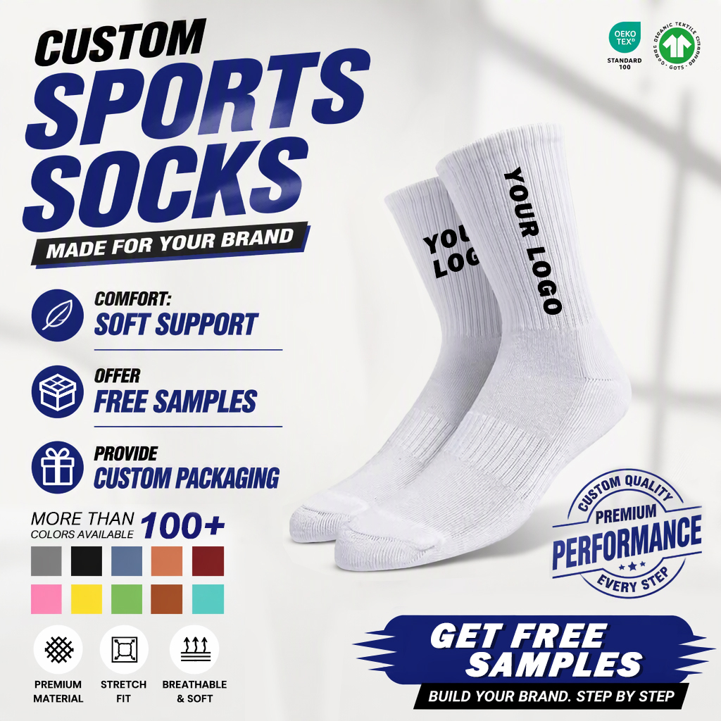 Knitted Bamboo Sports Socks Unisex
