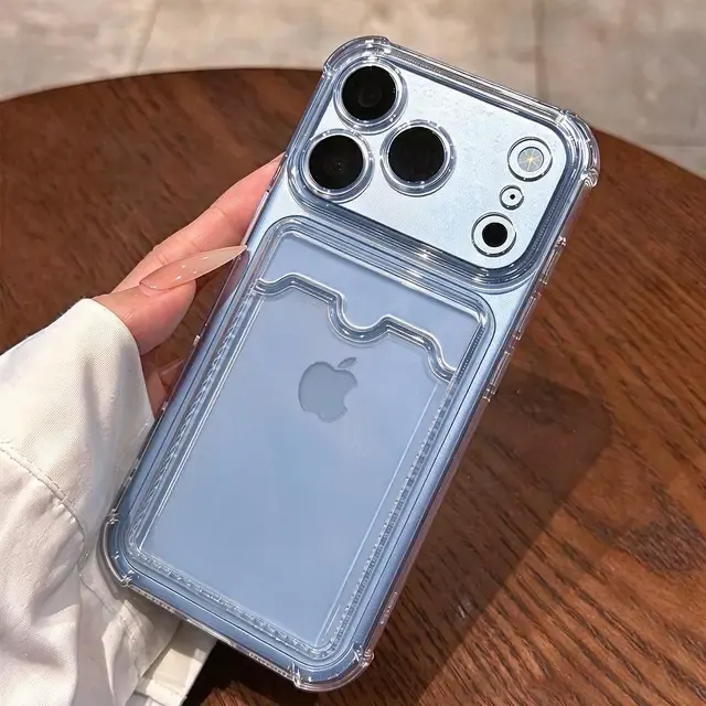 Clear Phone Case with Card Slot 1