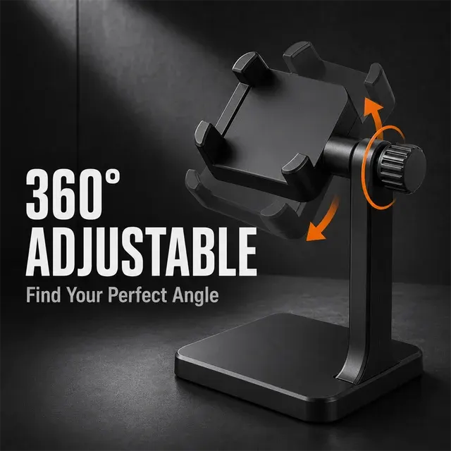 Adhesive Smartwatch Stand with Charging Dock 2