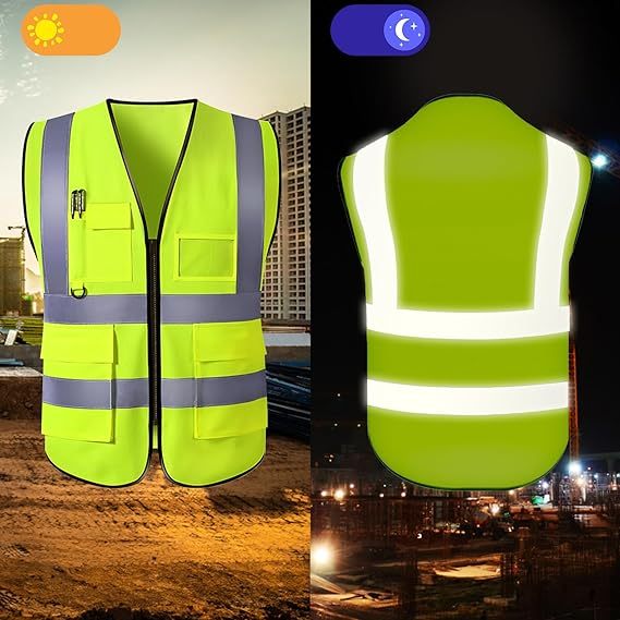 ANT5PPE Hi Vis Printing Mesh Safety Vest With 4