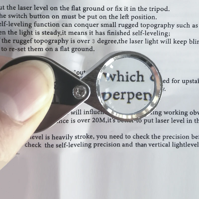 Folding 10-30x Jewelry Magnifier Loupe 4