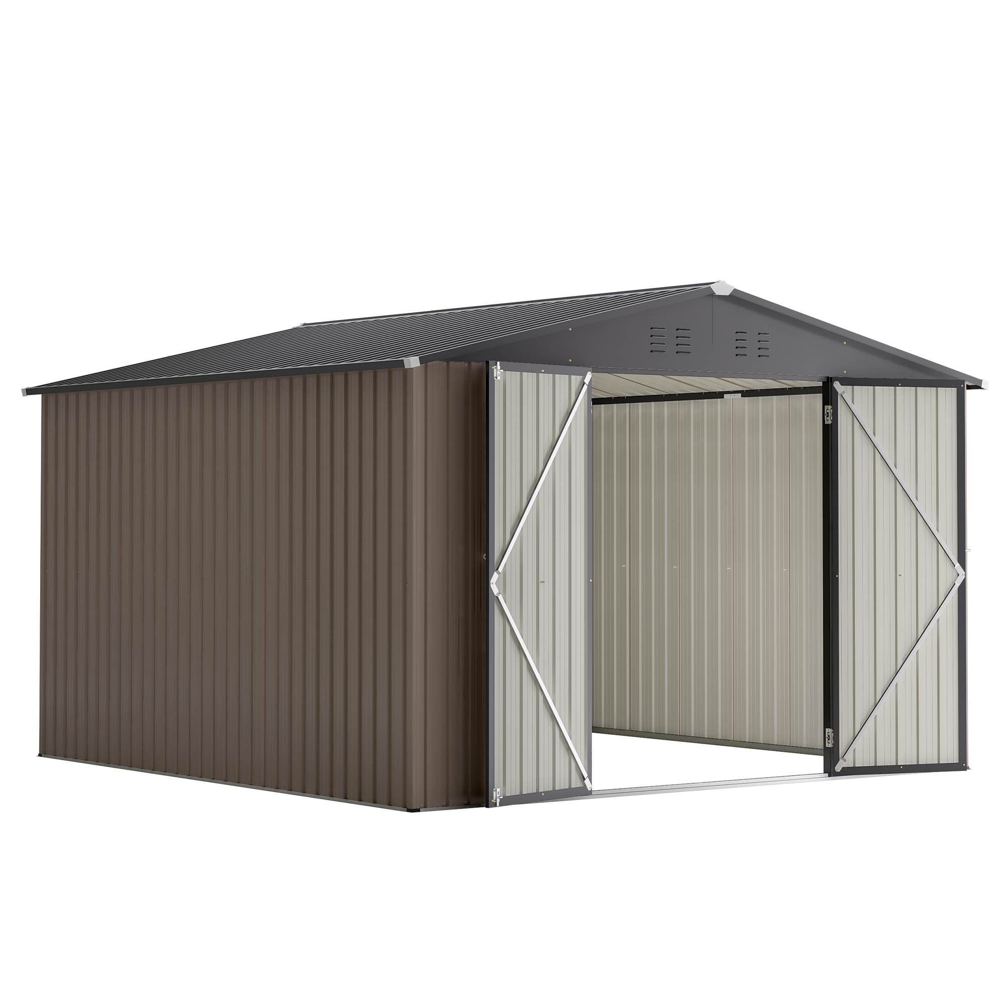 Outdoor Steel Garden Storage Shed