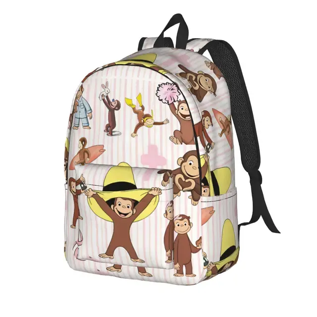 Curious George Multi-Function Backpack With Stickers 2
