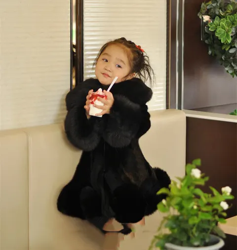 Kids' Faux Fur Coat