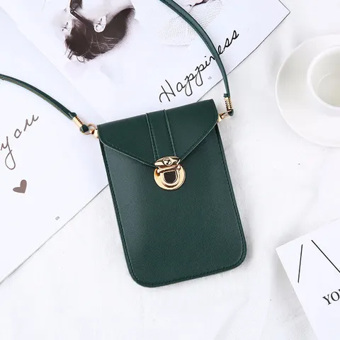 Korean Double-layer Retro Phone bag