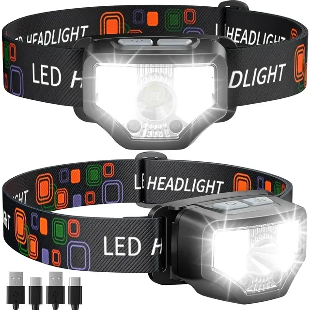 Rechargeable 1200 Lumen LED Headlamp 2