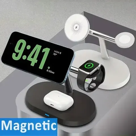 Magnetische 3-in-1-Ladestation