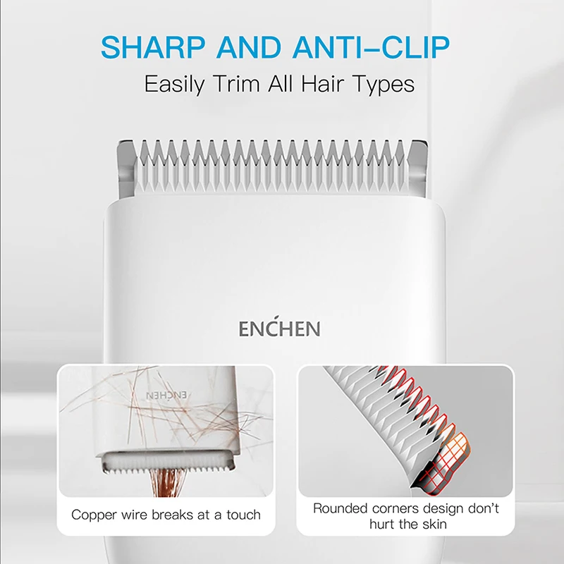 USB-C Ceramic Hair Clipper for Men 3