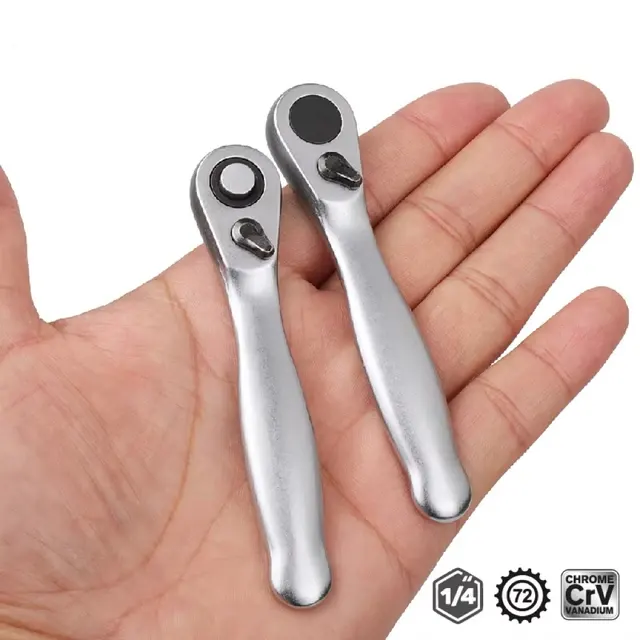 Mini Ratchet Wrench 1/4-Inch 72 Teeth 3