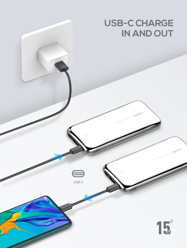 Powerbank aus Edelstahl 1