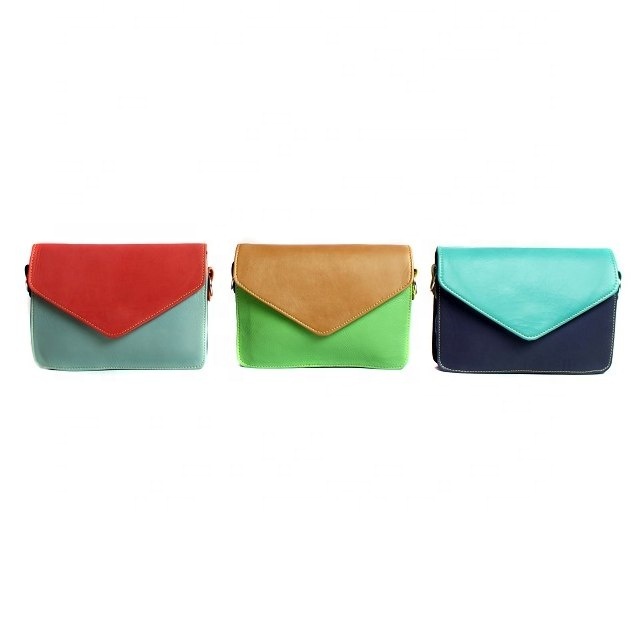 Genuine Leather Mini Crossbody Bag Multicolor 2