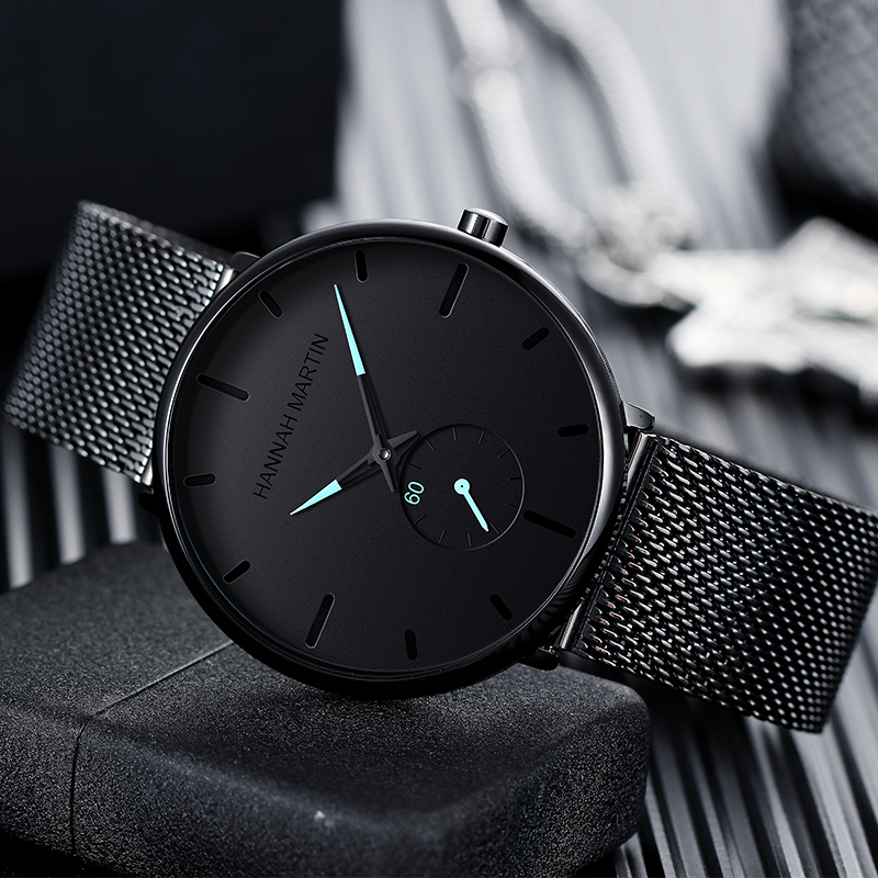 Ultra-Thin Men's Stainless Steel Quartz Watch 3