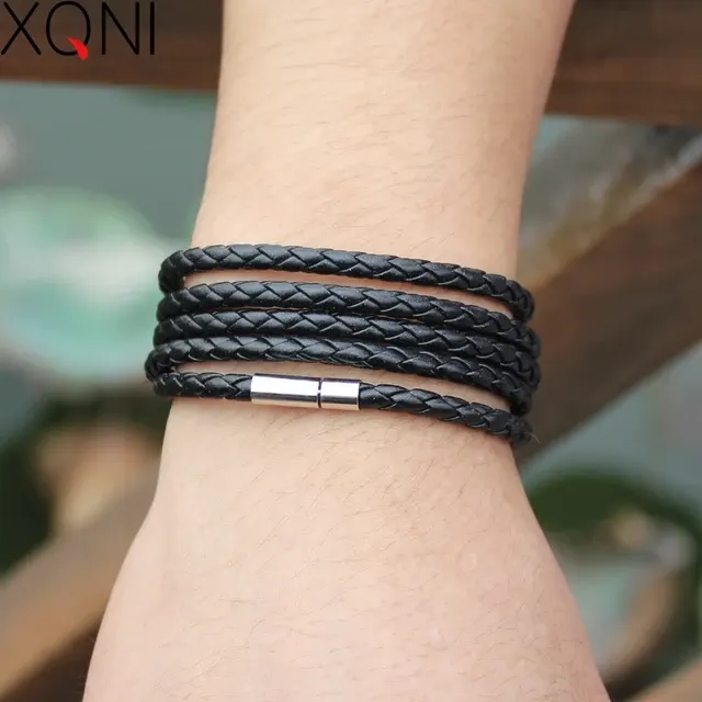 Leather Wrap Bracelet 3