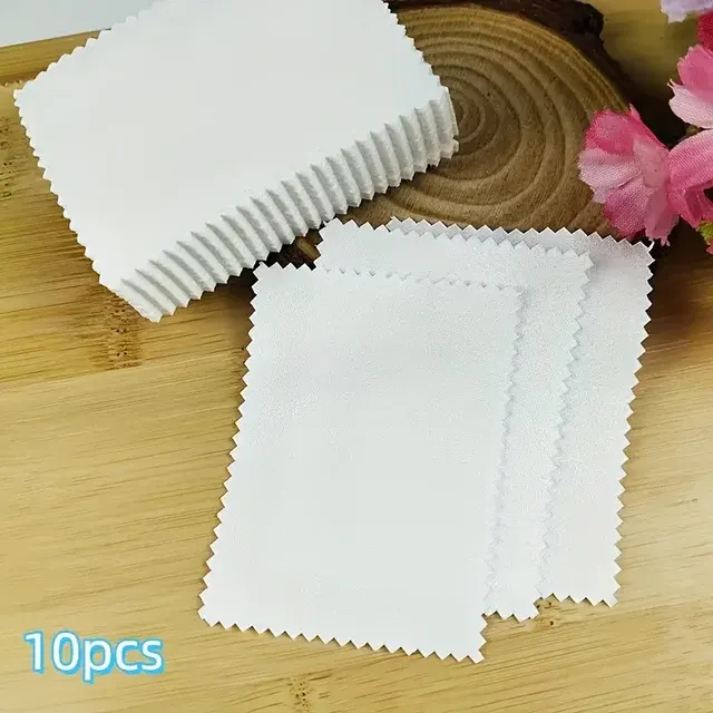Gold and Silver Jewelry Polishing Cloths, 10 Pieces 1