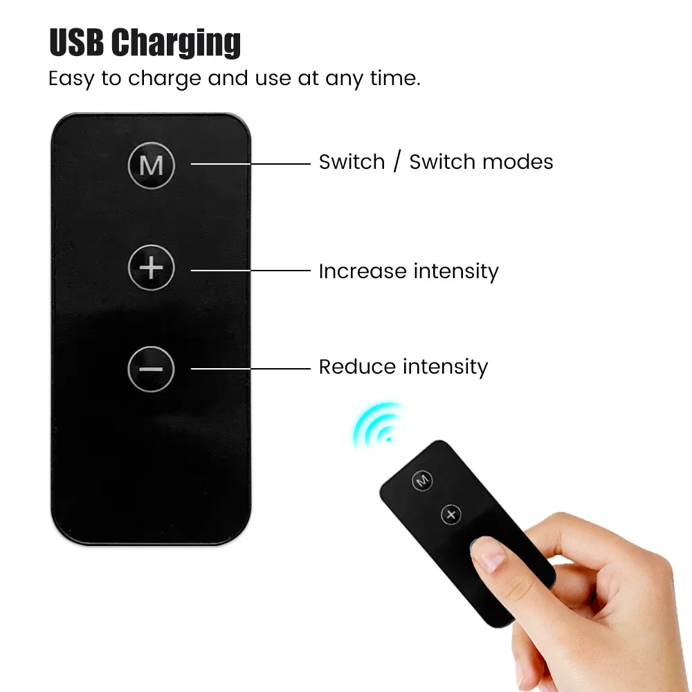 Intelligentes Elektrisches Mini-Nackenmassagegerät USB-Aufladung Tragbares Schulter- und Nacken-Nackenmassagepflaster 4