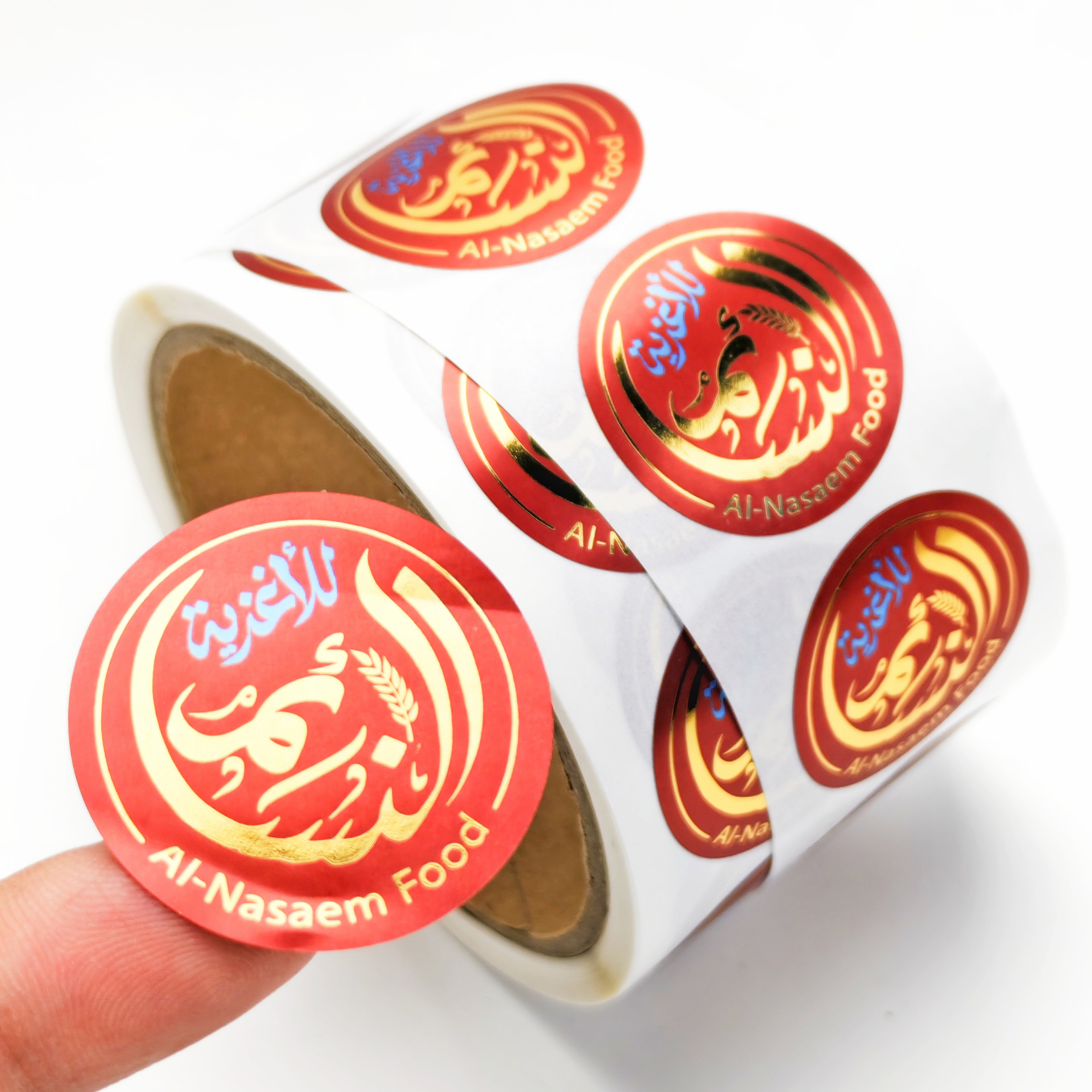 Round Waterproof Label Vinyl Sticker Print 3
