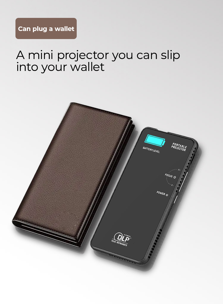 Pocket Android Mini Projector 4K 3