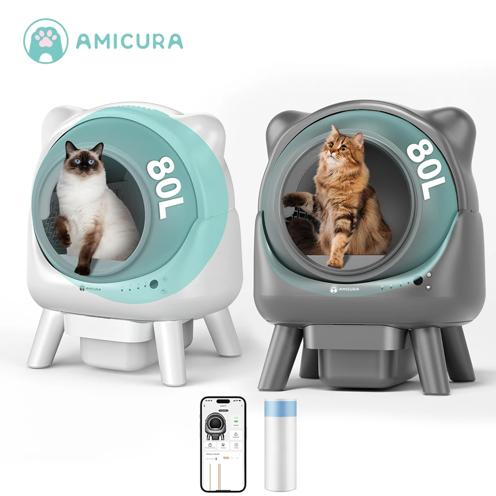 Smart-Selbstreinigende Katzentoilette