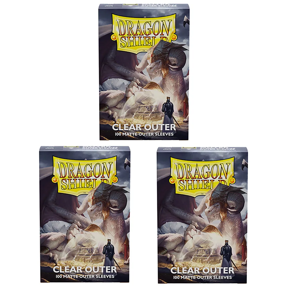 Klare Außenhüllen 100 Stück Matte Dragon Shield: Glatte