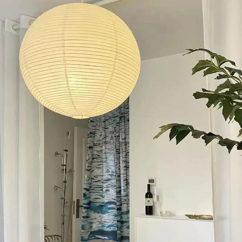 Classic Round Paper Pendant Lamp Shade 4