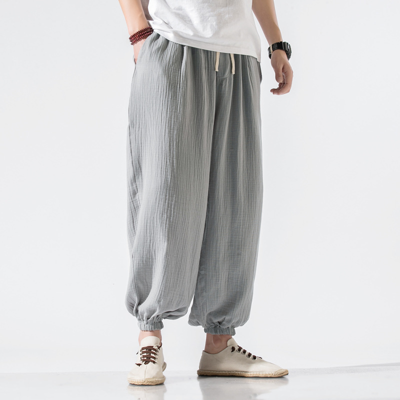 Thin Pants Plus Size Casual Harem Wide Leg