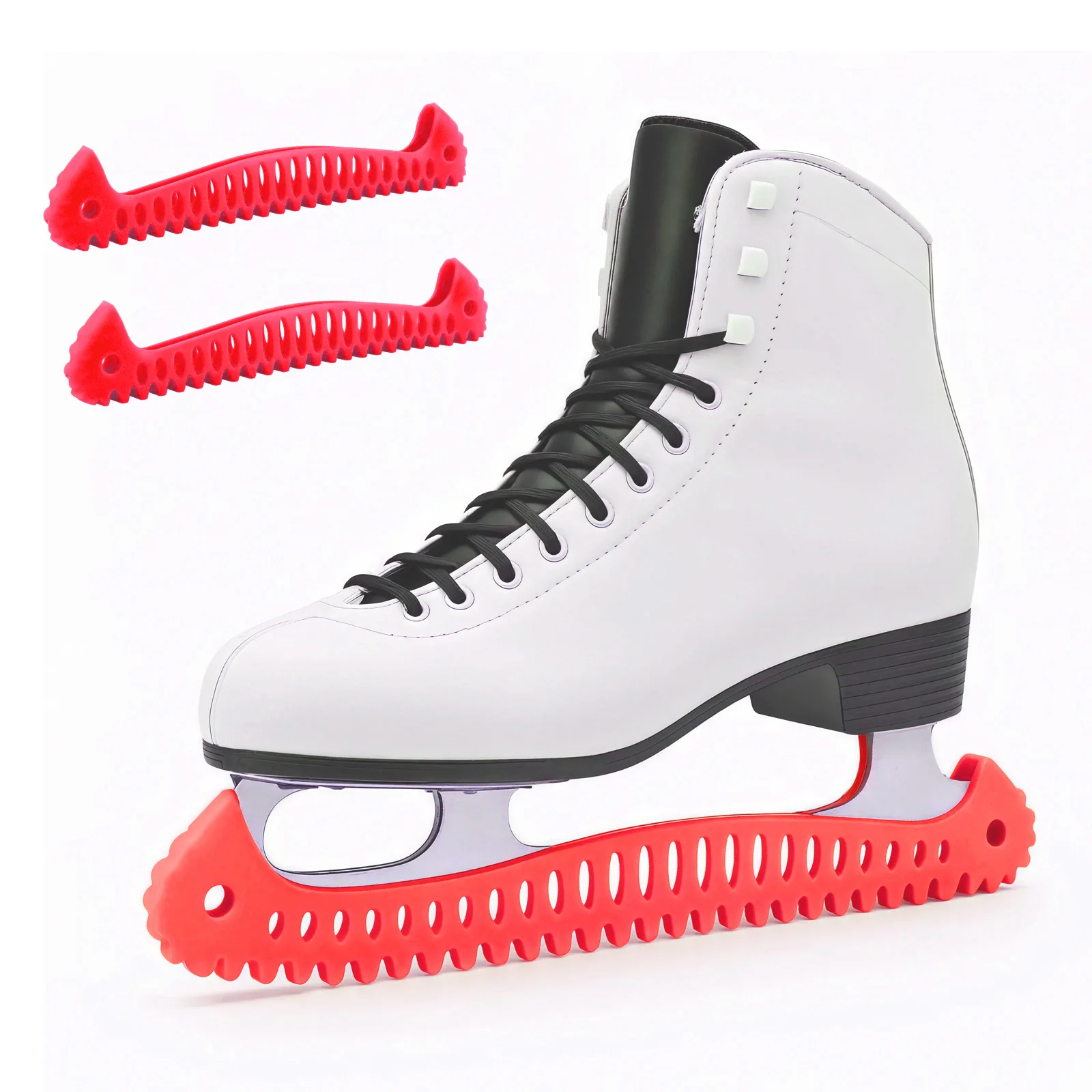 Weiche Dehnbare Kufenabdeckungen für Speed-Skating TPU-Kratzschutz Begehbare Eiskufen-Schutzhüllen 3