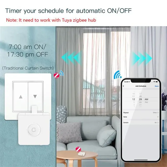Zigbee Smart Home Finger Switch Pusher 3