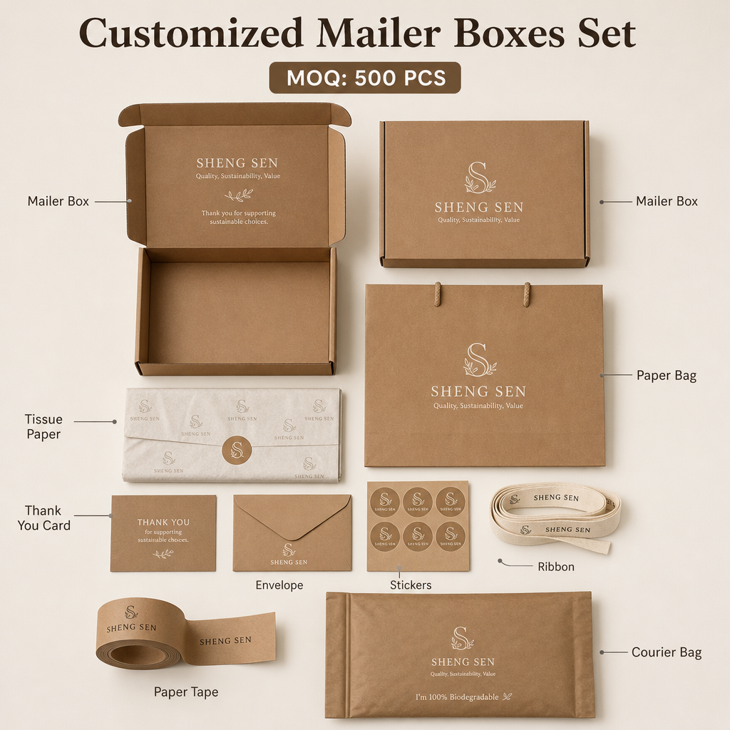 Matte Eco-Friendly Corrugated Mailing Boxes 2